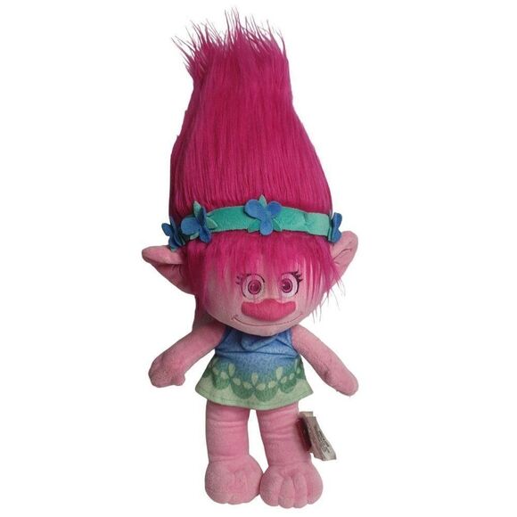 Trolls Poppy Hug 'N Plush 24" Large Pink Poppy Stuffed Toy Doll Dreamworks 2016 - Picture 1 of 9